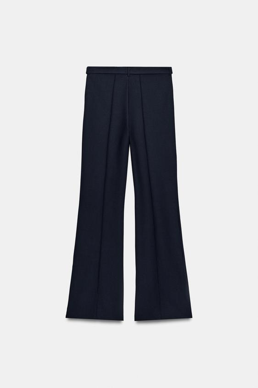 ZARA БРЮКИ ИЗ КРЕПА С ПОЯСОМ, МОРСКОЙ СИНИЙ