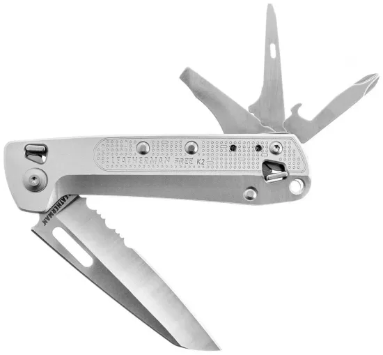 Мультитул Leatherman Free K2x, серебристый 832654