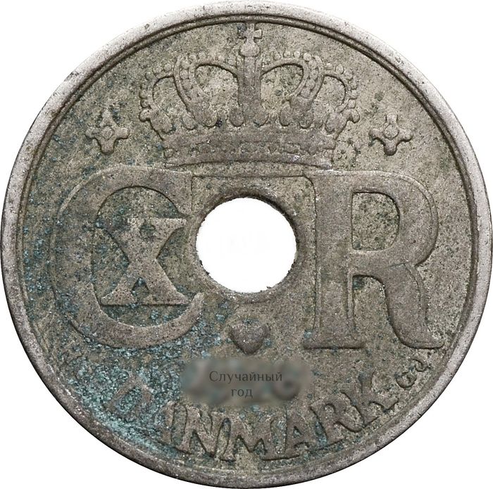10 эре 1924-1947 Дания F-VF