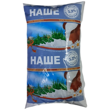Молоко Наше 3,2 % 900 мл тфа