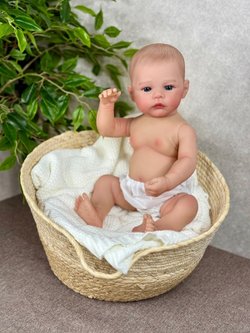 Кукла Реборн виниловая 48см без одежды (FA-822W)