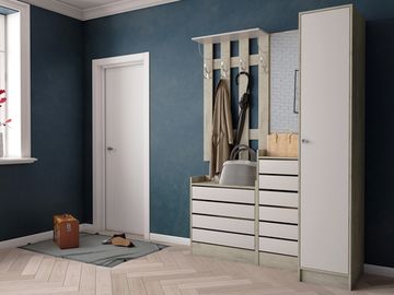 Вешалка ЯМАЙКА Япв-1 дуб крафт серый / кашемир