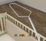 Держатель балдахина овальный (регулируемый)