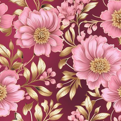 Розовые цветы