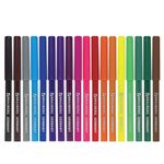 Фломастеры BRAUBERG "Rose Angel", 18 цветов, вентилируемый колпачок, картонная упаковка, увеличенный срок службы, 150557