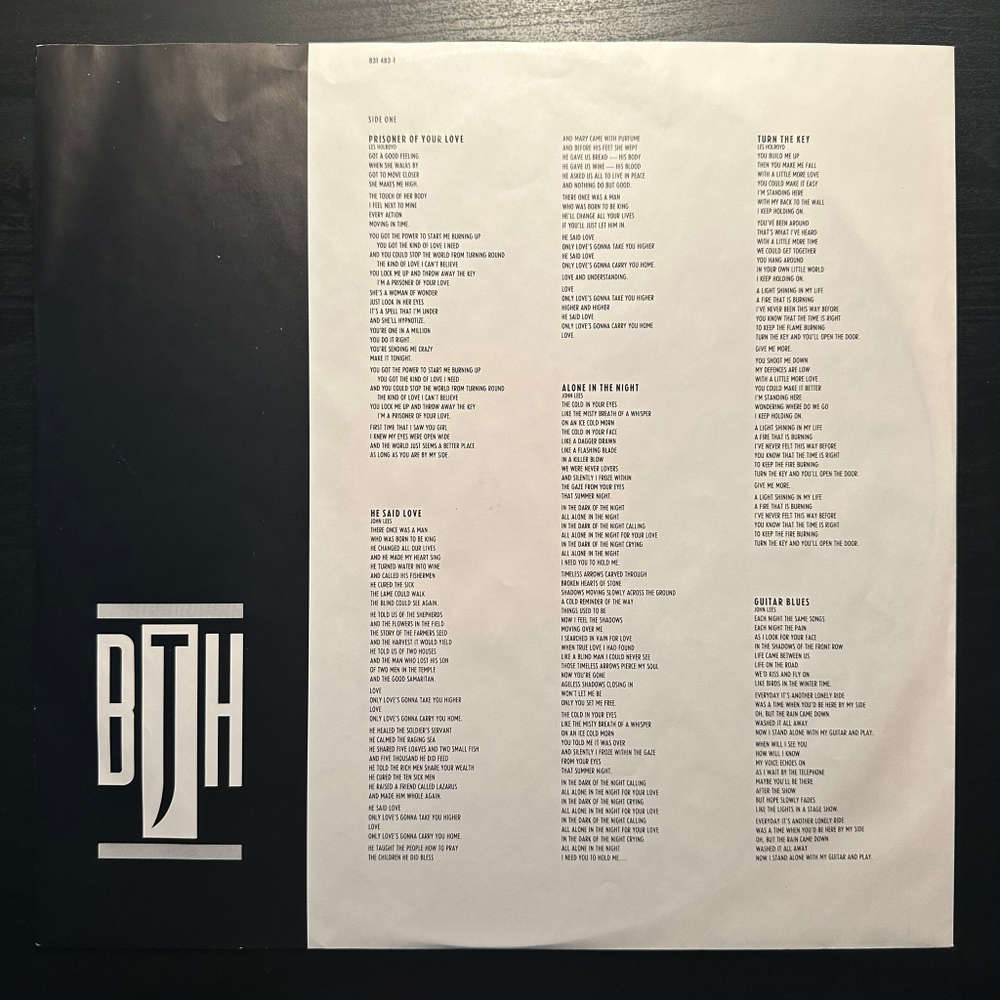 Barclay James Harvest - Face To Face (Германия 1987г.)