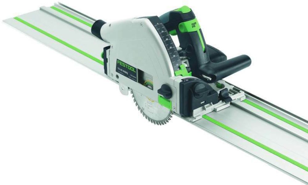 Эл. пила FESTOOL в контейнере T-Loc, с шиной-направляющей и прижимом TS 55 REBQ-PLUS-FS1400 CAMP-Set