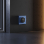 Терморегулятор электронный VOLTUM S70 с индикацией и датчиком, для теплого пола, (деним)