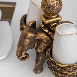 Подставка под специи Слон Спайс Бронза
