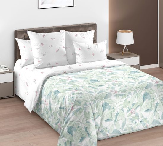 Евро комплект постельного белья Легкая прохлада (Королева) перкаль