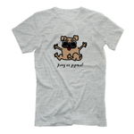 Футболка "Мопс - на ручки"