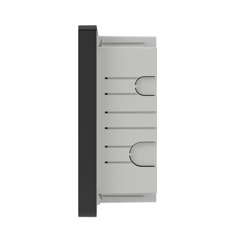 Щиток 18 мод встраиваемый для полых стен FRAME, черный, с тонированнойдверцей, с 2 шинами PEN на 8 и 10 отв.