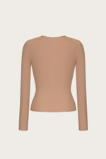 ЛОНГСЛИВ ИЗ ВИСКОЗНОГО ТРИКОТАЖА