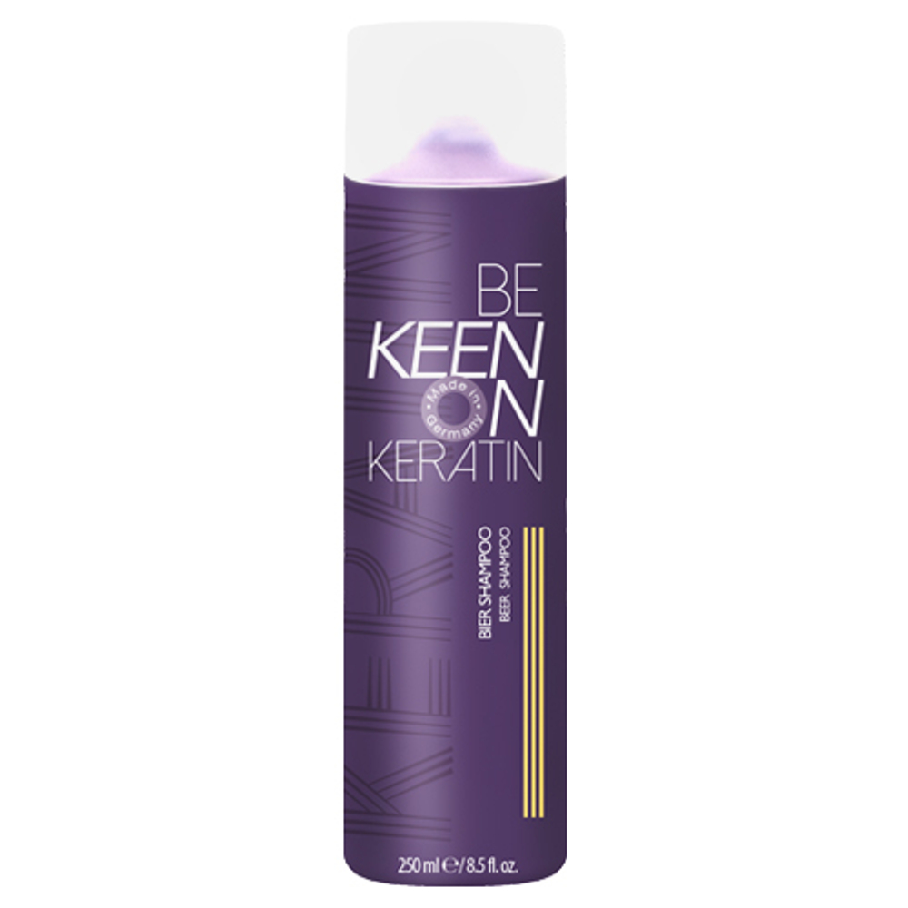 Шампунь-кератин для волос Пивной KEEN Bier shampoo 250мл