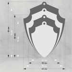 Акриловая медаль 1011