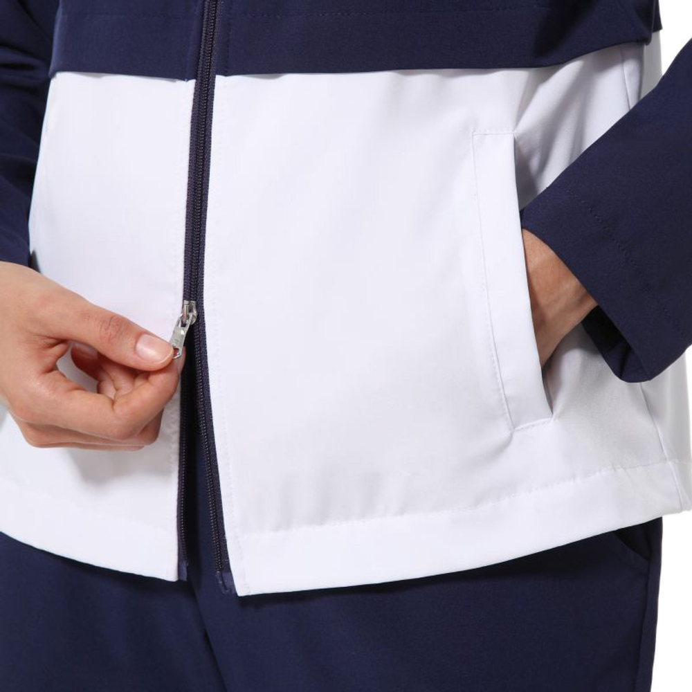 Женская Кофта теннисная Australian Slam Jacket With Printed Hood - blu cosmo