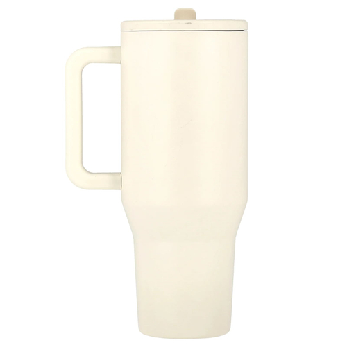 HydroJug, Traveler Tumbler, крем, 32 унции