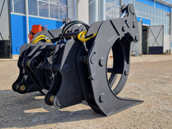 Бревнозахват на экскаватор-погрузчик