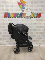 Коляска прогулочная Baballo Future 2024 черные блёски (черная рама)