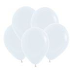 Белый, Пастель / White, латексный шар