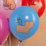 Шар (12''/30 см) Капибары, Ассорти, пастель, 1 ст, 25 шт.