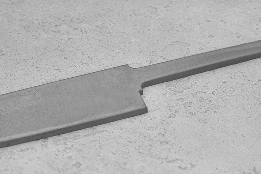 Заготовка для ножа, сталь Elmax 2,6мм. Модель "Тройка У160" с клинком 160мм, ТО 61-62HRC