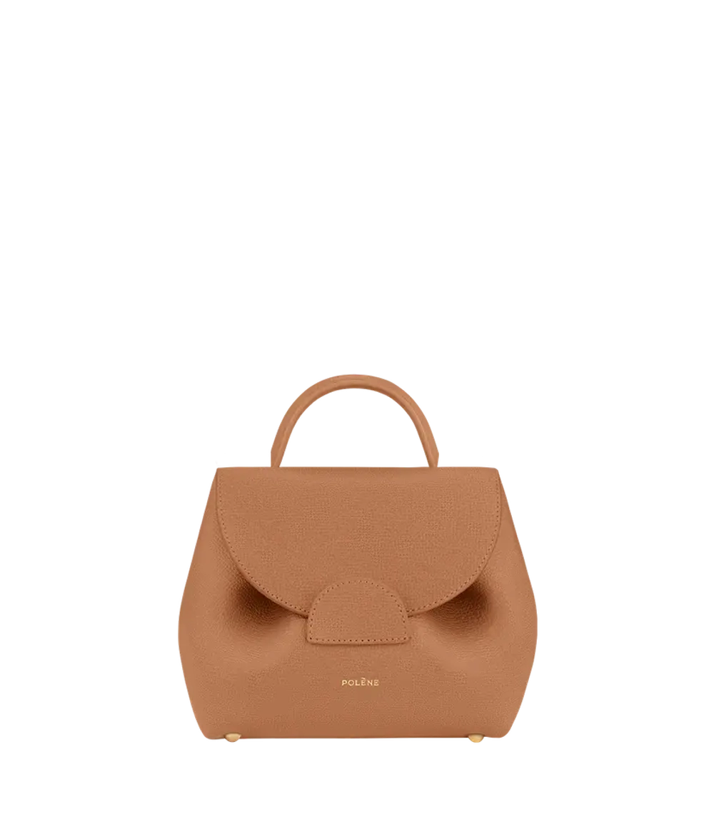 POLENE СУМКА NUMERO UN NANO, СВЕТЛЫЙ РЫЖЕВАТО-КОРИЧНЕВЫЙ