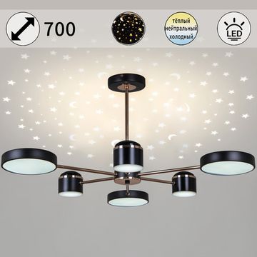 13289-4.3-06 BK+GD CR светильник потолочный