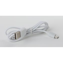 Ночник - светильник светодиодный ЭРА NLED-411-1W-W на батарейках или от USB мягкий силиконовый белый