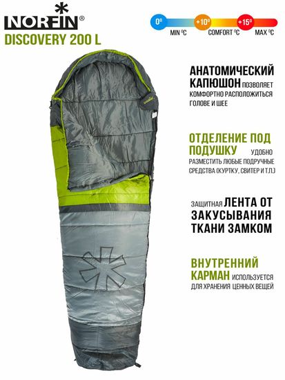 Спальник NORFIN Discovery 200