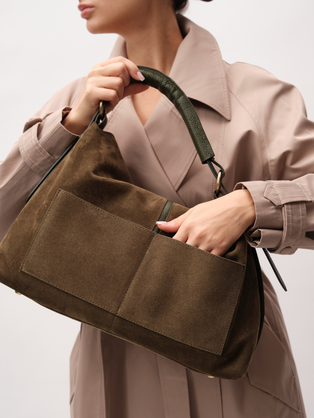 Сумка Andrea DBR 31374 тундра/велюр