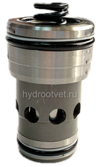 LC25DB40A7X/V - Логический клапан (патрон) Ду25, функция - предохранительный клапан давления, давление открытия 4 бар, A = седельный с демпфером, уплотнение V = FKM