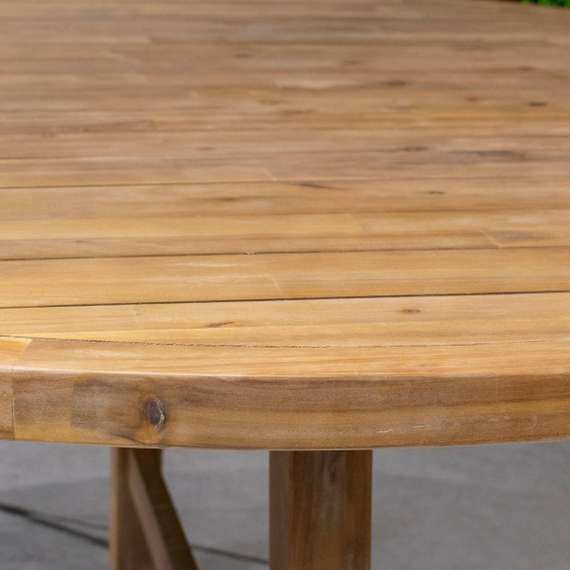 Стол Rimini Ø150, массив акации