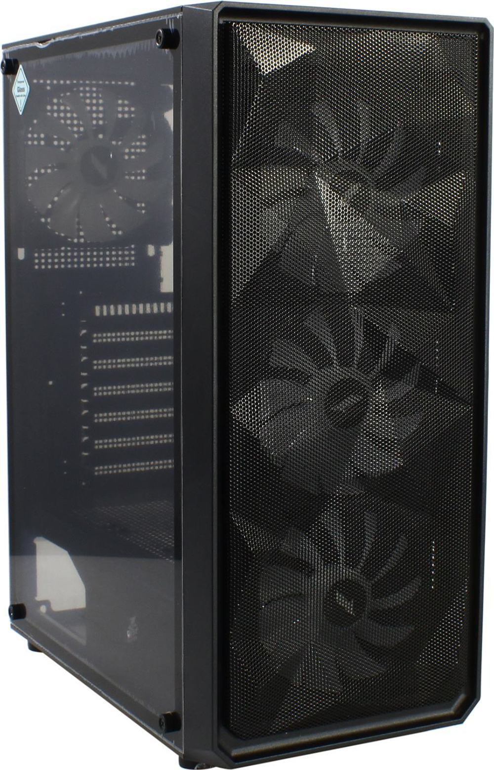 Корпус Miditower 1STPLAYER FD3 <FD3-BK-4F1> ATX без БП