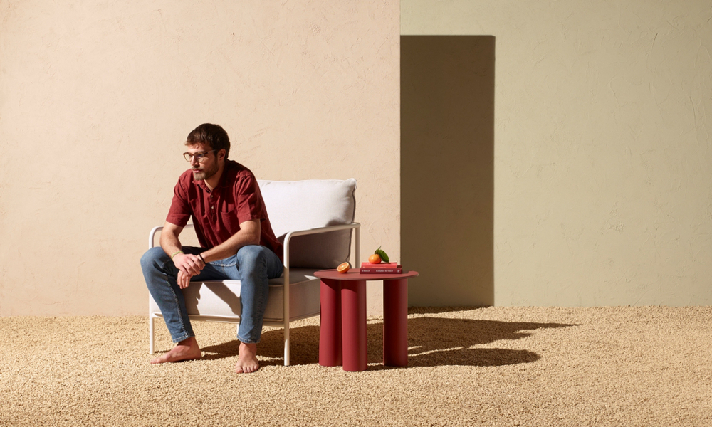 Столик ламинированный кофейный Scab Design Hyppo, карминный красный