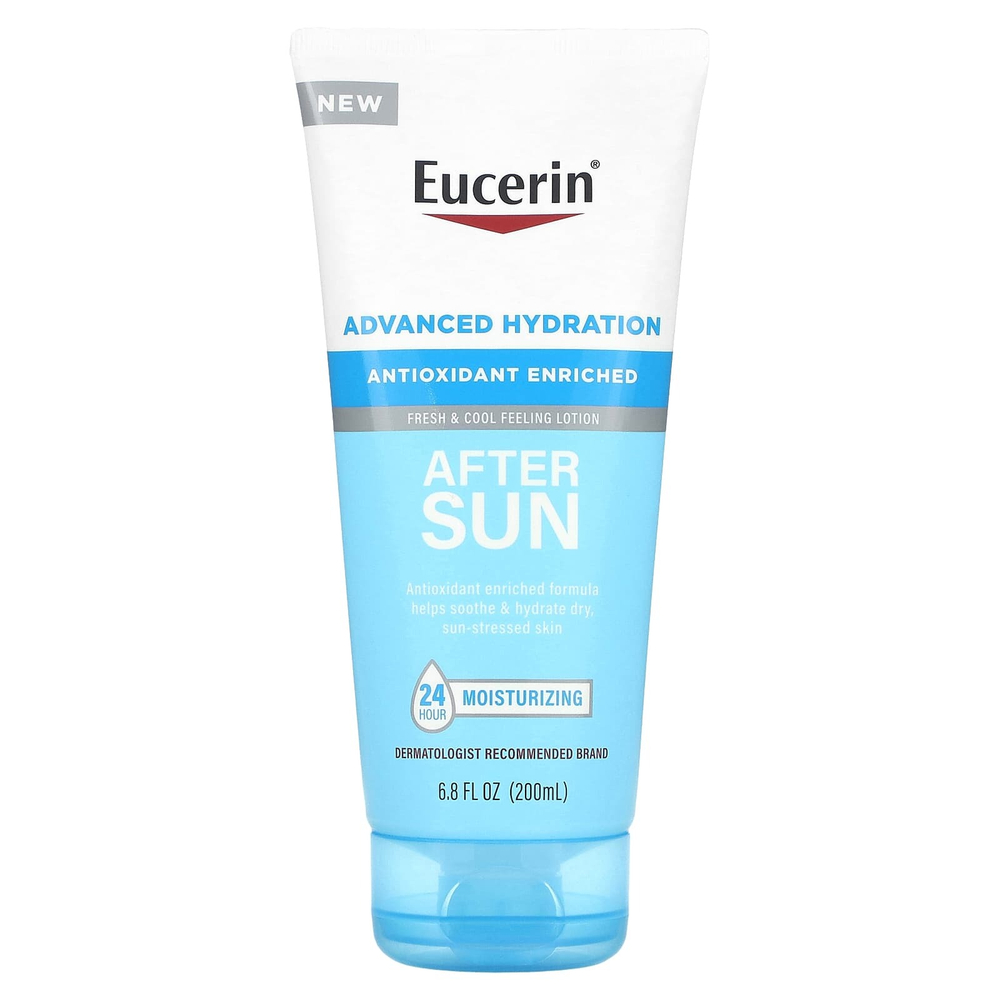 Eucerin, Лосьон после загара для улучшенного увлажнения, 200 мл (6,8 жидк. унц.)