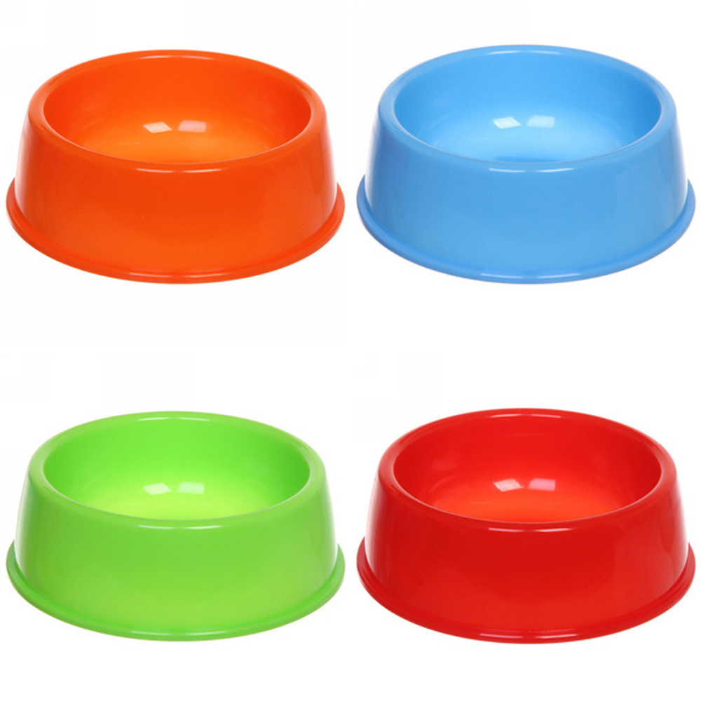 Миска пластиковая «Радуга-Пэт» 15,5*5см цвет микс