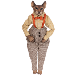 Кукла коллекционная Кот Бруно