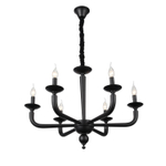 SL1114.403.06 Люстра подвесная ST-Luce Черный E14 6*40W FORTEZA