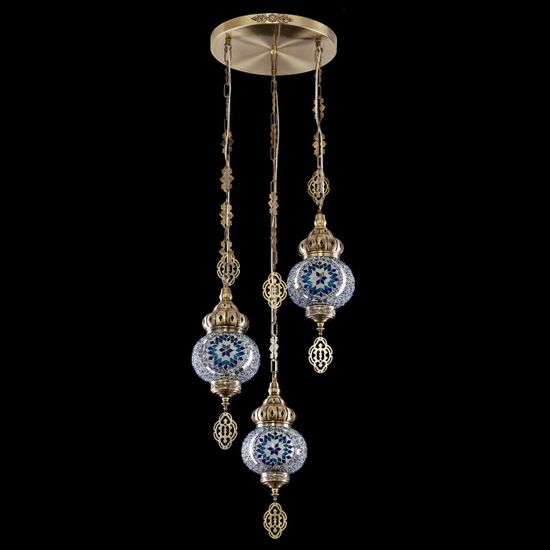 CL419136 Каир Мозаика Синяя Подвес