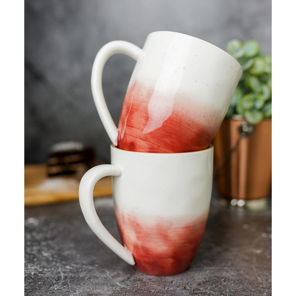 Кружка 450 мл красная d 9 см h11 см фарфор "The   Eco" P.L. Proff Cuisine [4]