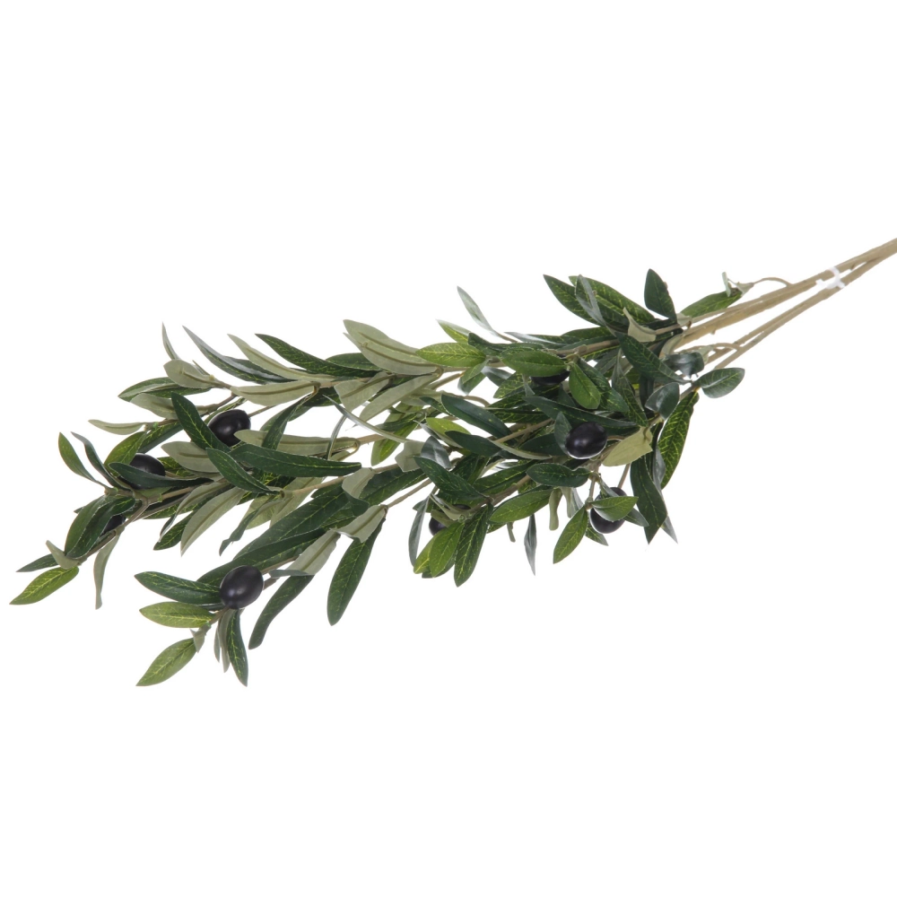 Цветок искусственный «Natur» 70см Оливковая ветвь