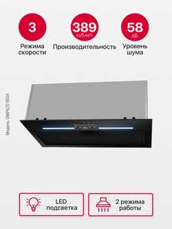 Встраиваемая вытяжка Hansa OMP6251BGH