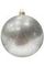 Шар пластиковый Искристый, 150 мм., 1 шт., серебро, ПромЕлка (ШИПЛ-150Silver)