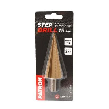 Сверло ступенчатое HSS 4241(4-32мм) P-44740