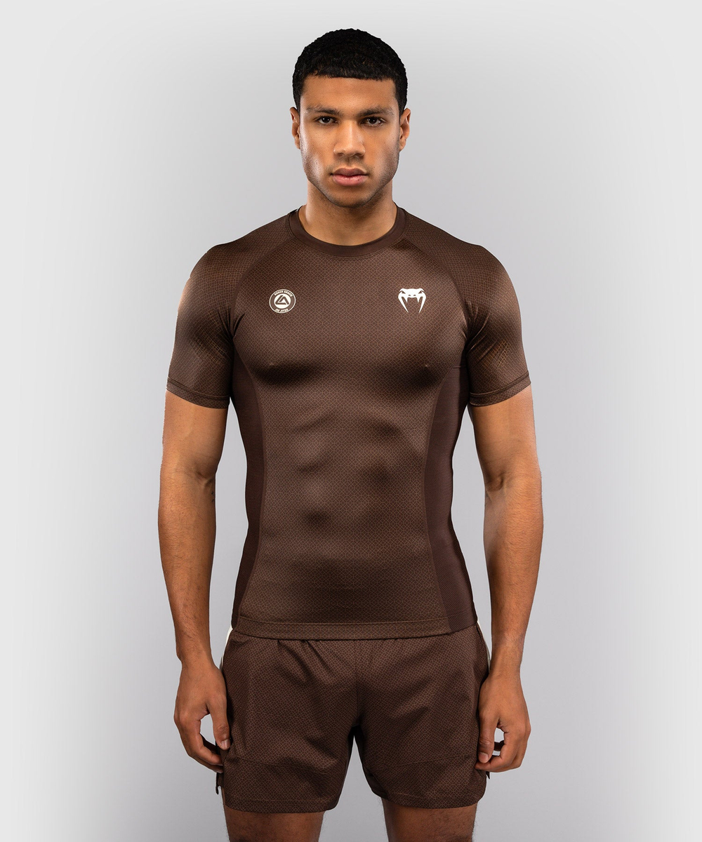 Рашгард Roger Gracie Academy by Venum Dark Brown S/S