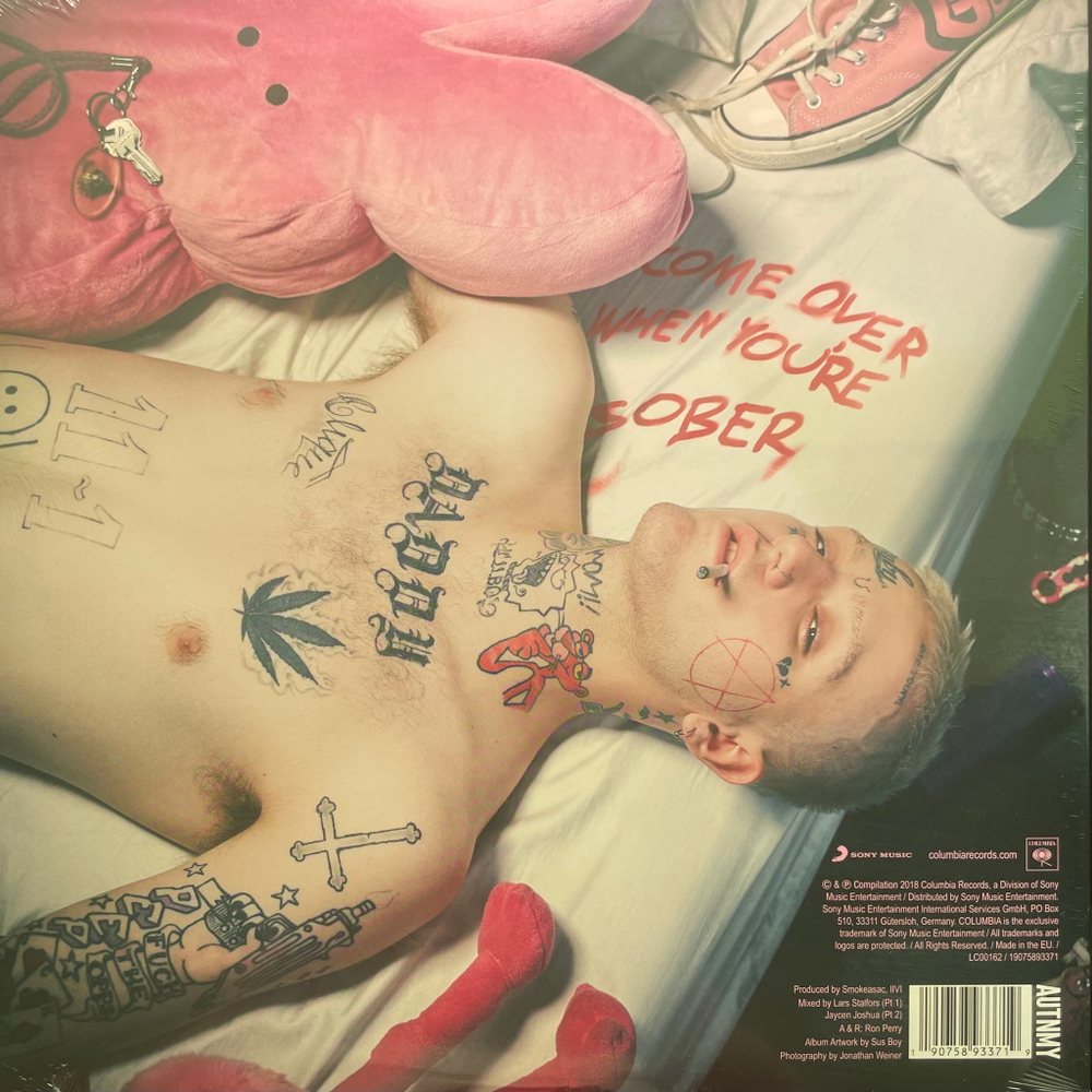 Lil Peep - Come Over When You're Sober, Pt. 1 & Pt.2 2LP (Европа 2019г.) pink/black