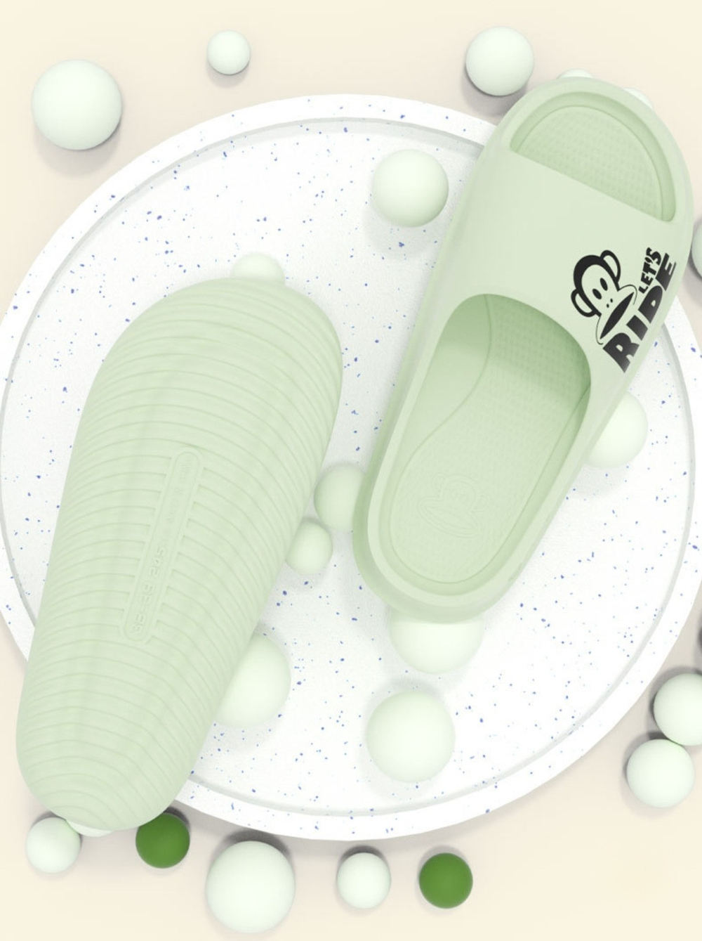 Шлёпанцы Paul Frank Ride (Green)