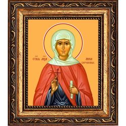 Анна Боровская святая мученица. Икона на холсте.