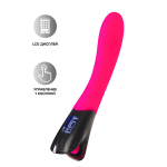 Ярко-розовый вибратор 20,5см ToyFa eroTEQ Mecawn 593001